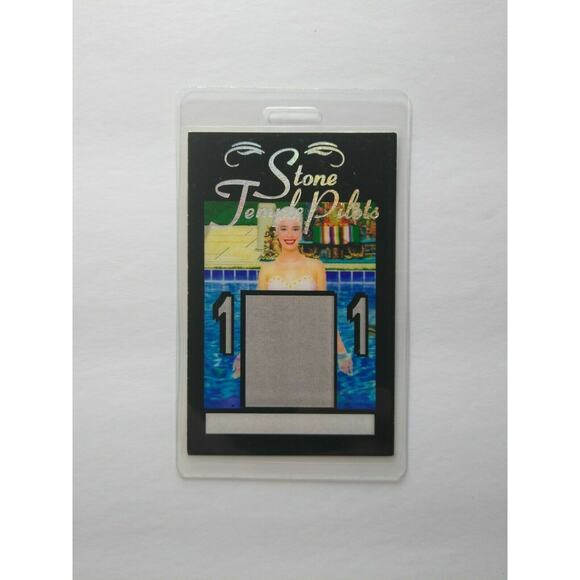 Stone Temple Pilots Tiny Music Backstage Pass Original 1996 Hard Rock Concert - Picture 3 of 3